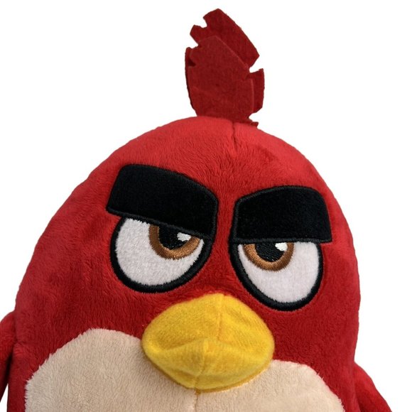 Angry Birds Plush Red Bird Stuffed Animal 2018 Toy Factory 11" Cuddle Kids Toy - Picture 2 of 12